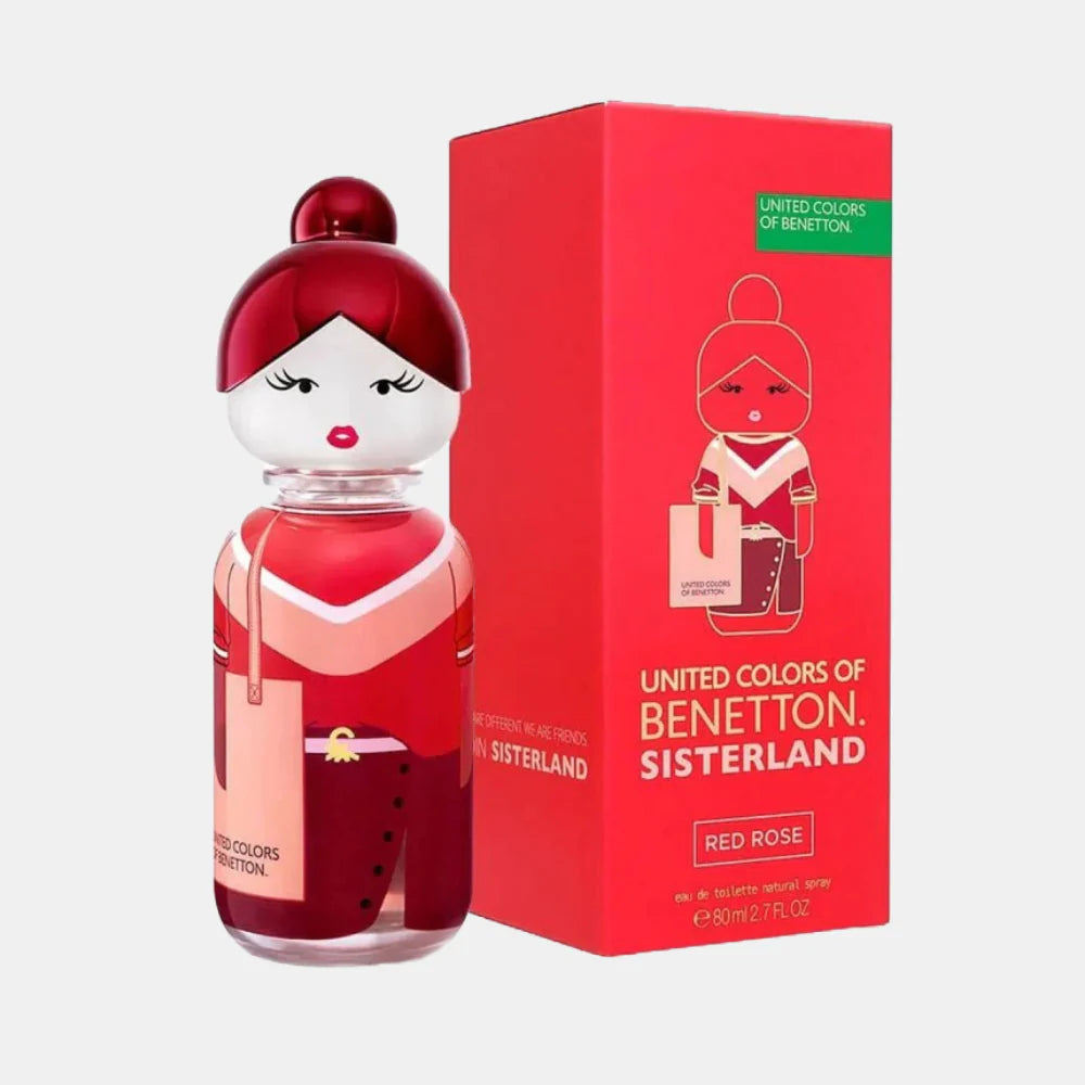Perfume Benetton Sisterland Red Rose EDT 80 ml Mujer