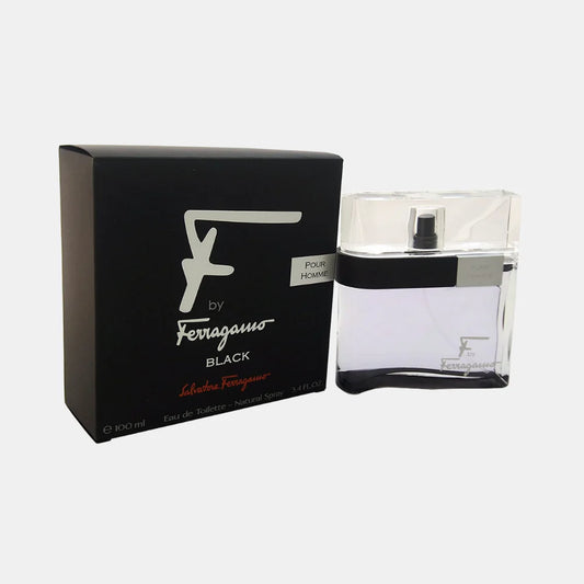 Perfume Ferragamo F by Ferragamo Black EDT 100 ml Hombre