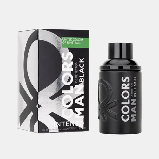 Perfume Benetton Colors Man Black Intenso EDP 100 ml Hombre