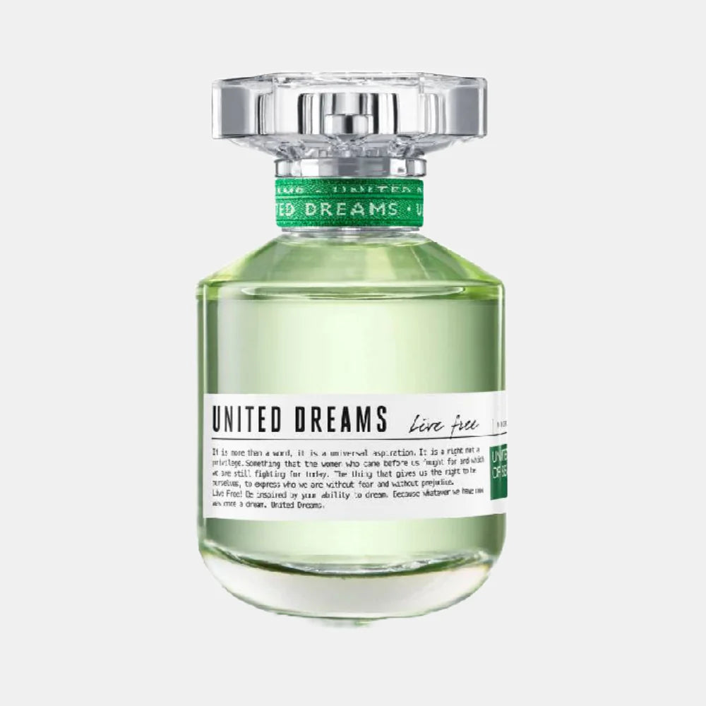 Perfume Benetton Dreams Live Free EDT 80 ml Mujer