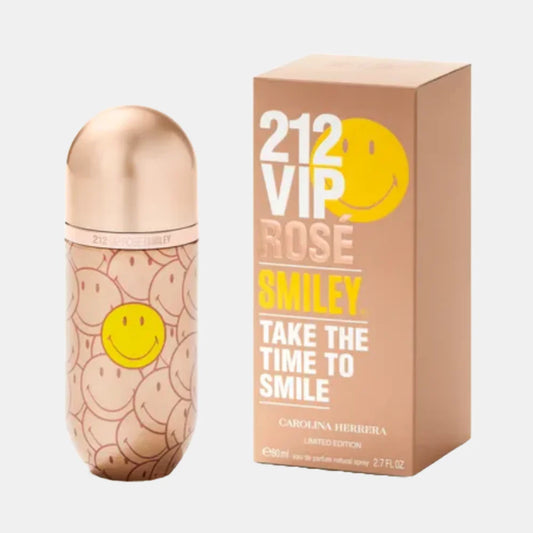 Perfume Carolina Herrera 212 VIP Rose Smiley Limited Edition EDP 80 ml Mujer