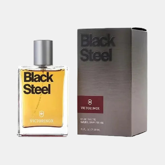 Perfume Victorinox Swiss Army Black Steel EDT 100 ml Hombre